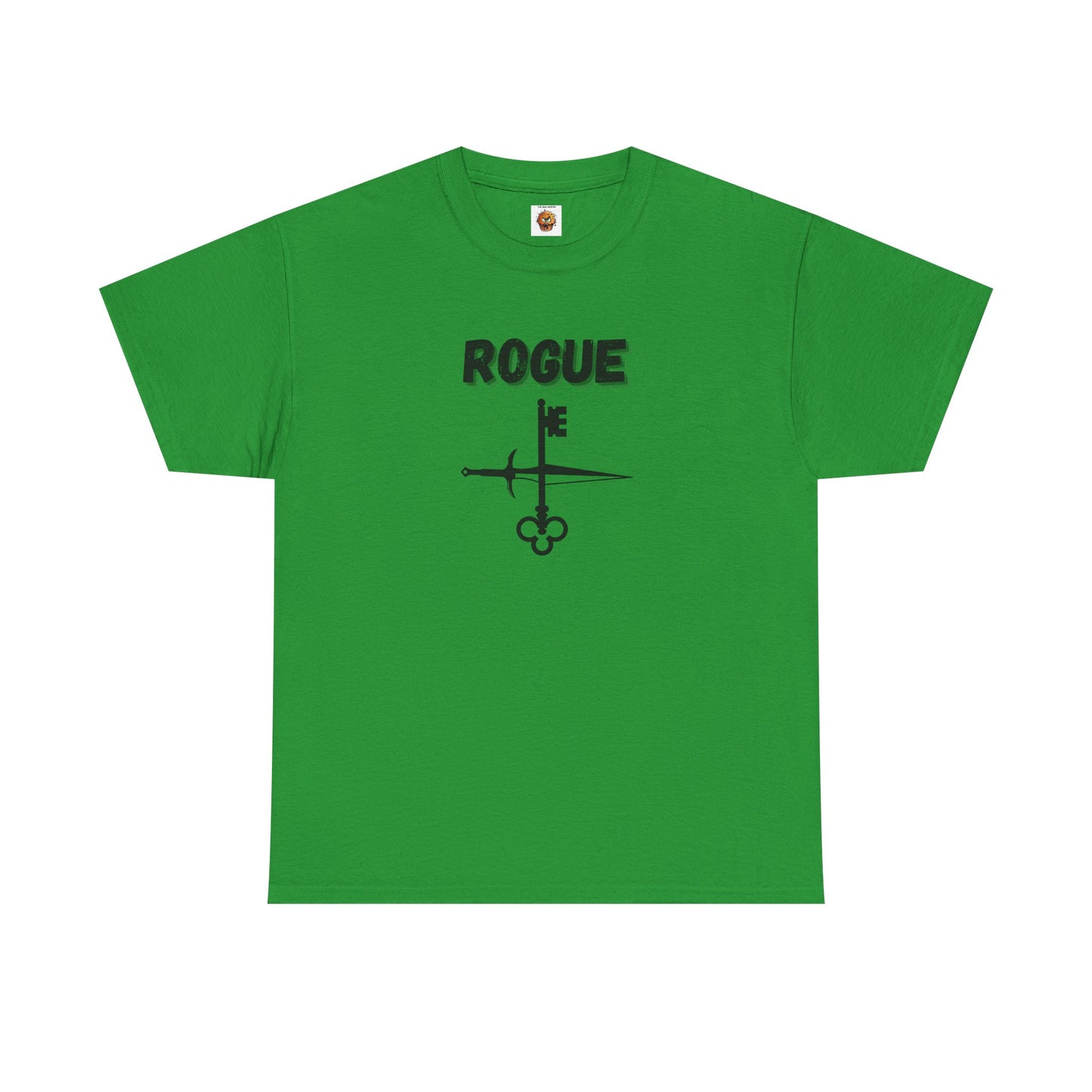 Rogue Icon Symbol Dungeons and Dragons Unisex Heavy Cotton Tee Shirt T-Shirt - RPG, TTRPG, Roleplaying, Geek, Nerd