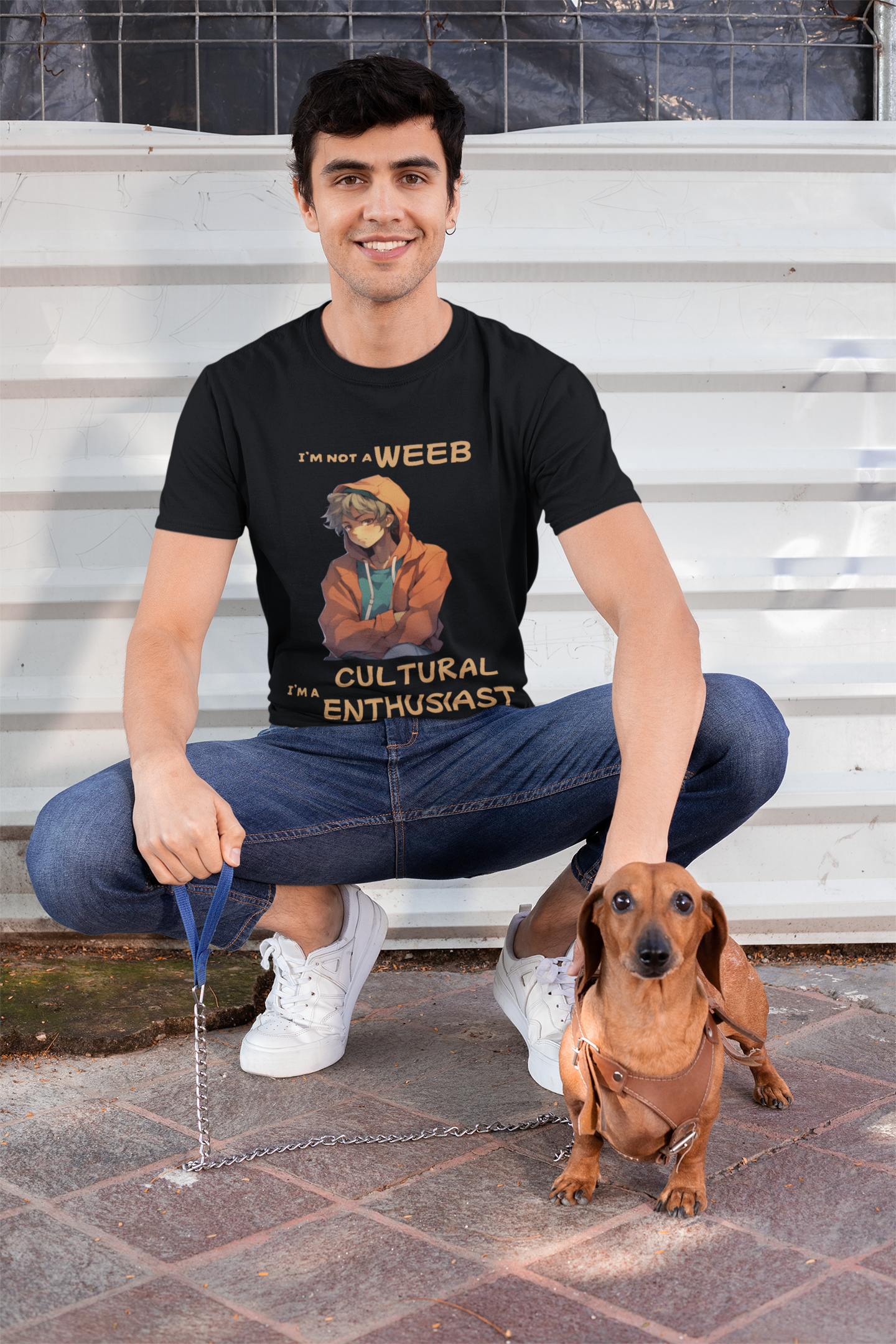 Cultural Enthusiast Unisex Heavy Cotton Tee Shirt - I'm Not a Weeb Graphic T-Shirt, Shonen Anime, Geek, Nerd