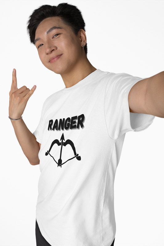 Ranger Icon Symbol Dungeons and Dragons Unisex Heavy Cotton Tee Shirt T-Shirt - RPG, TTRPG, Roleplaying, Geek, Nerd