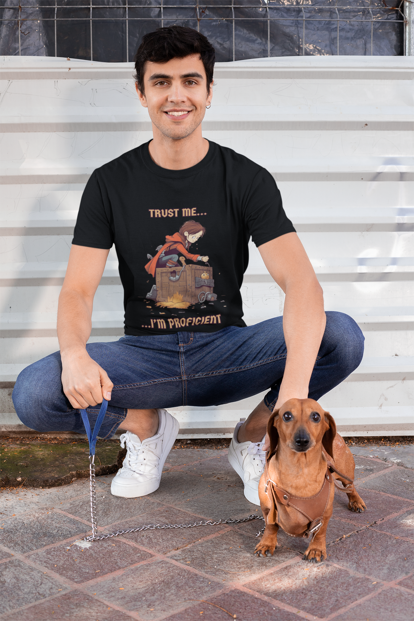 'Trust Me, I'm Proficient' Dungeons and Dragons DND Unisex Heavy Cotton Tee Shirt T-Shirt, RPG, TTRPG, Roleplaying, Geek, Nerd, Rogue, Thief