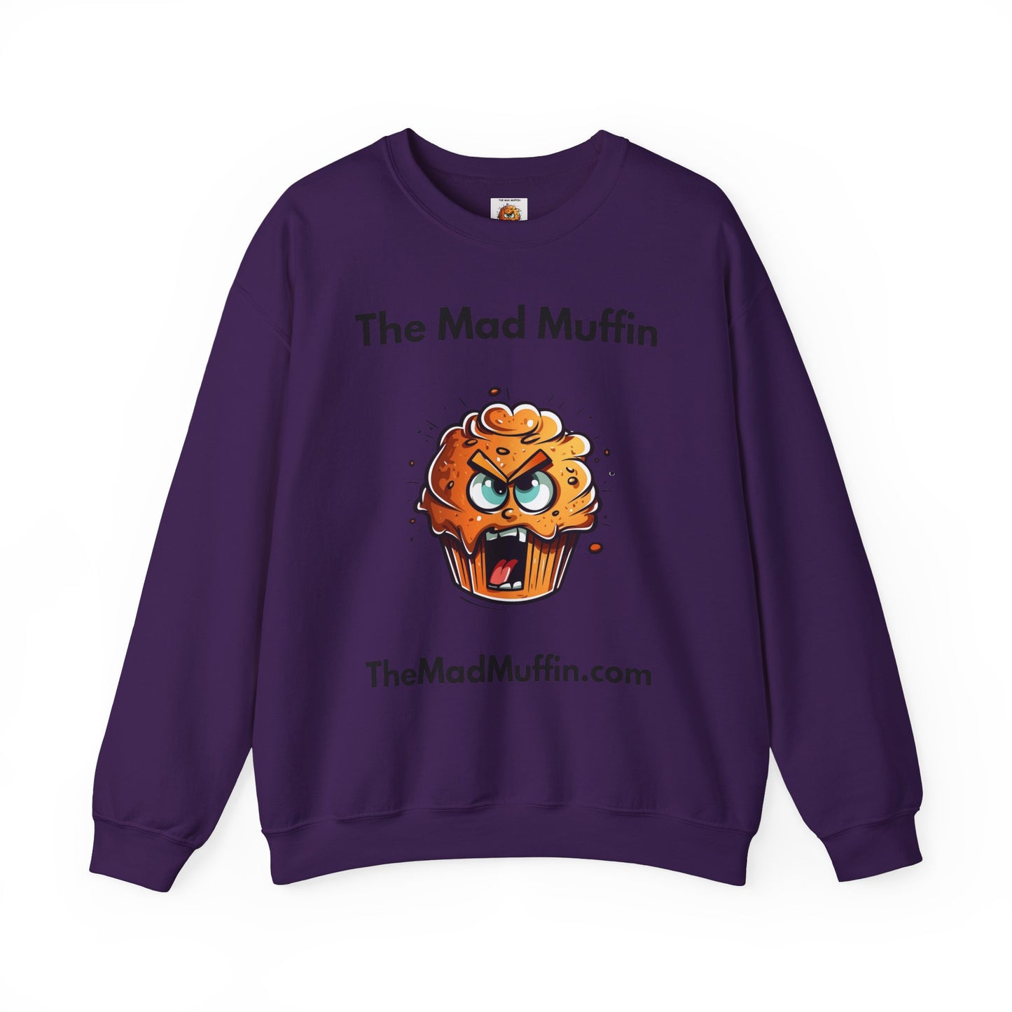 Funny Mad Muffin Unisex Sweatshirt | Unique Gift for Food Lovers