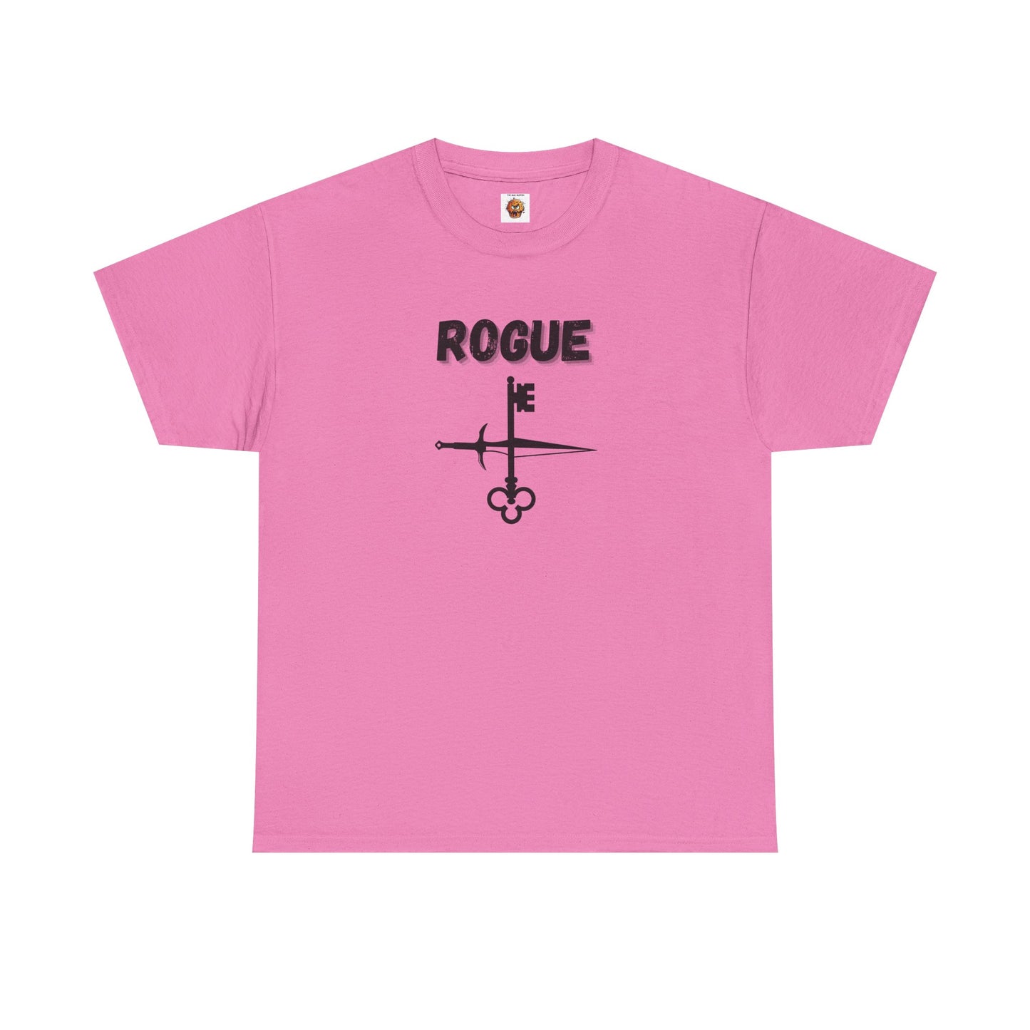 Rogue Icon Symbol Dungeons and Dragons Unisex Heavy Cotton Tee Shirt T-Shirt - RPG, TTRPG, Roleplaying, Geek, Nerd