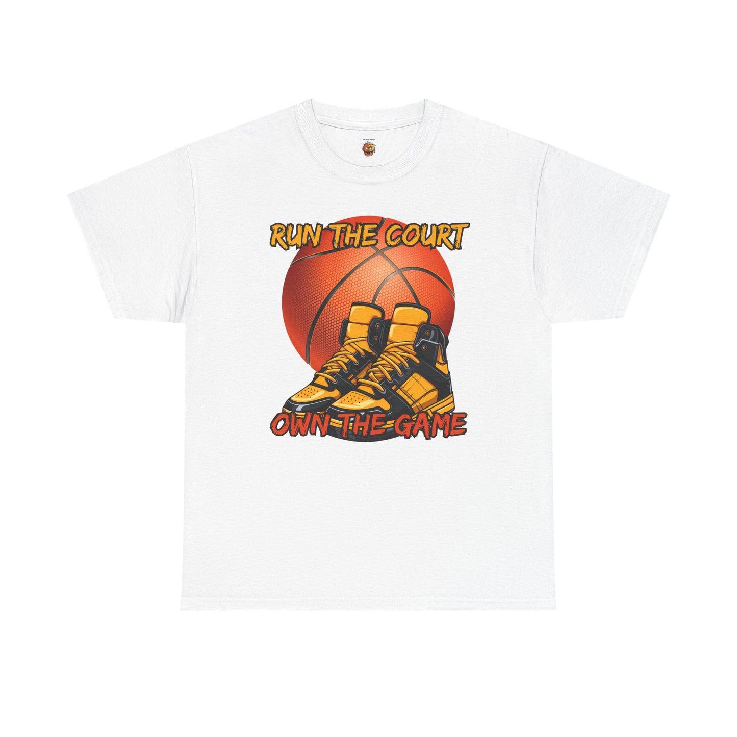 'Run The Court, Own The Game' Basketball Motivational Tee, Athletic Gift, Sports Shirt, Workout Apparel, Team Spirit Wear, Game Day Outfit