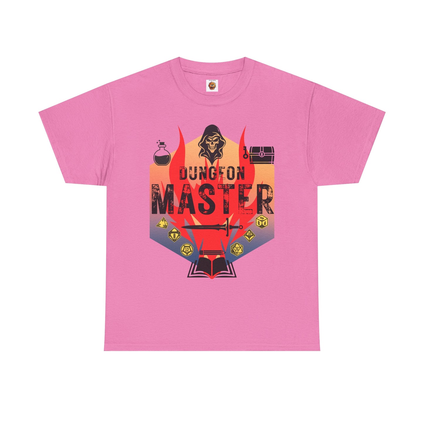 Dungeon Master Unisex 100% Heavy Cotton DND Tee Shirt - RPG, TTRPG, Roleplaying, Geek, Nerd
