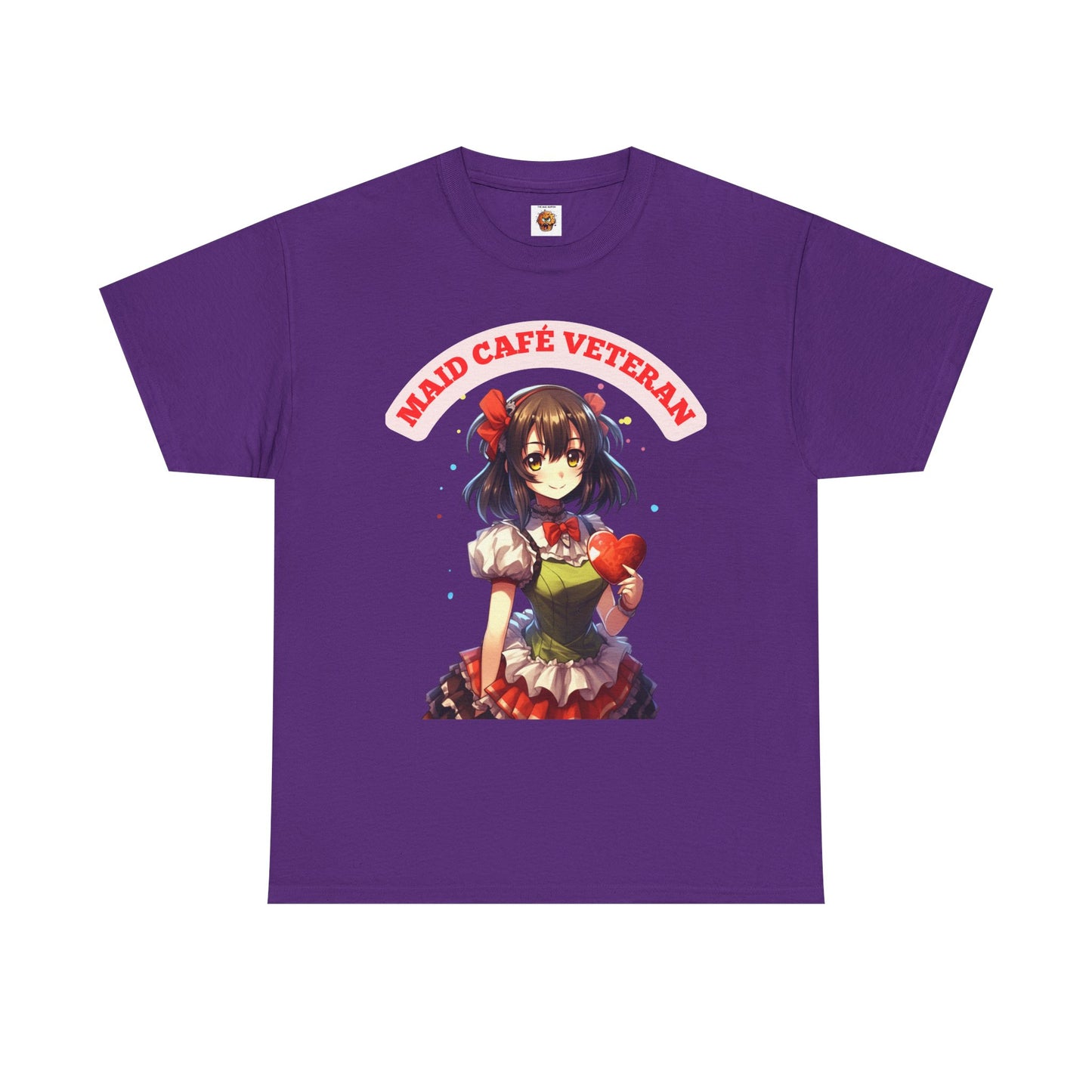 Cute Kawaii Anime Maid Café Veteran Unisex Heavy Cotton Tee Shirt - Graphic T-Shirt, Weeb, Otaku, Geek, Nerd