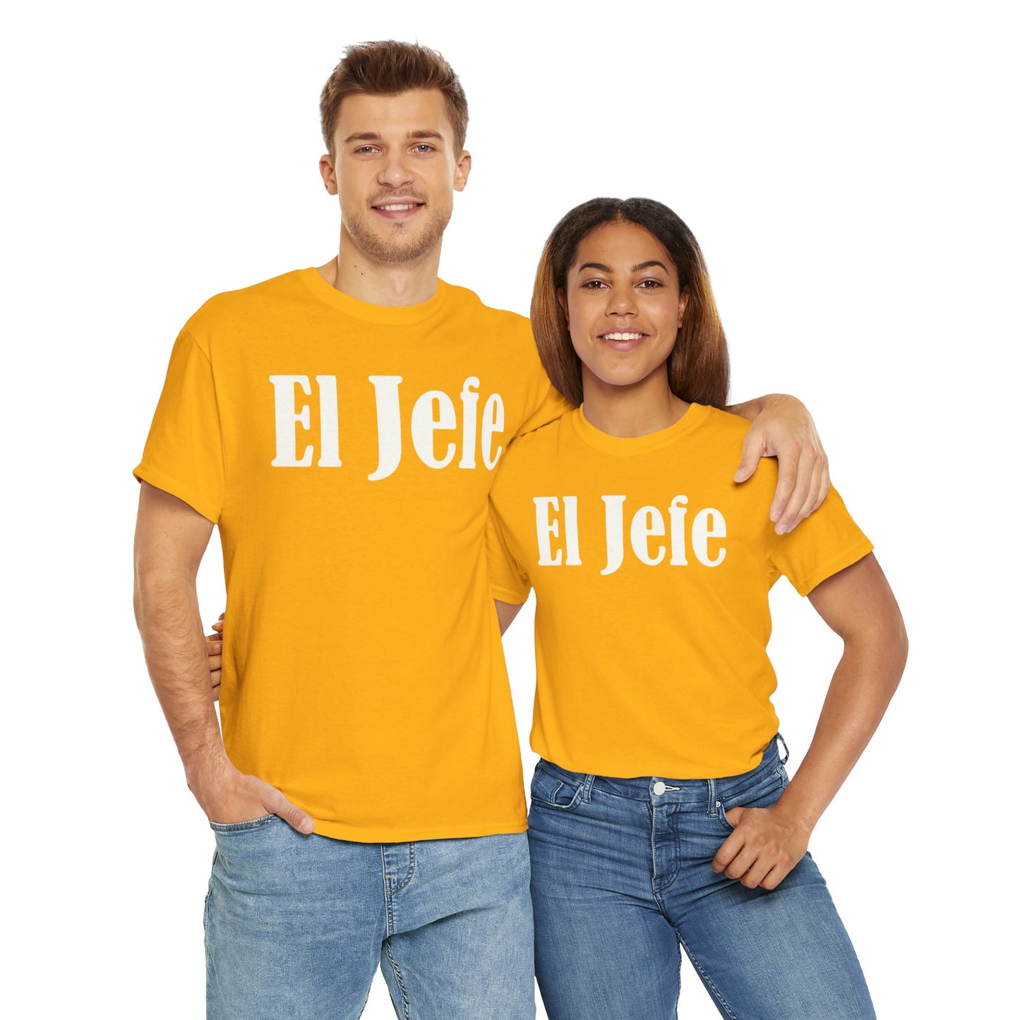 'Señor Popovich' 'El Jefe' Two Double Sided Print Unisex Heavy Cotton Tee - Casual Basketball Culture Shirt, Sports, Coach, T-Shirt