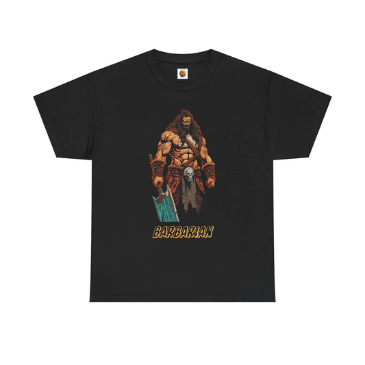 Barbarian Quote Dungeons and Dragons DND Unisex Heavy Cotton Tee Shirt T-Shirt - RPG, TTRPG, Roleplaying, Geek, Nerd