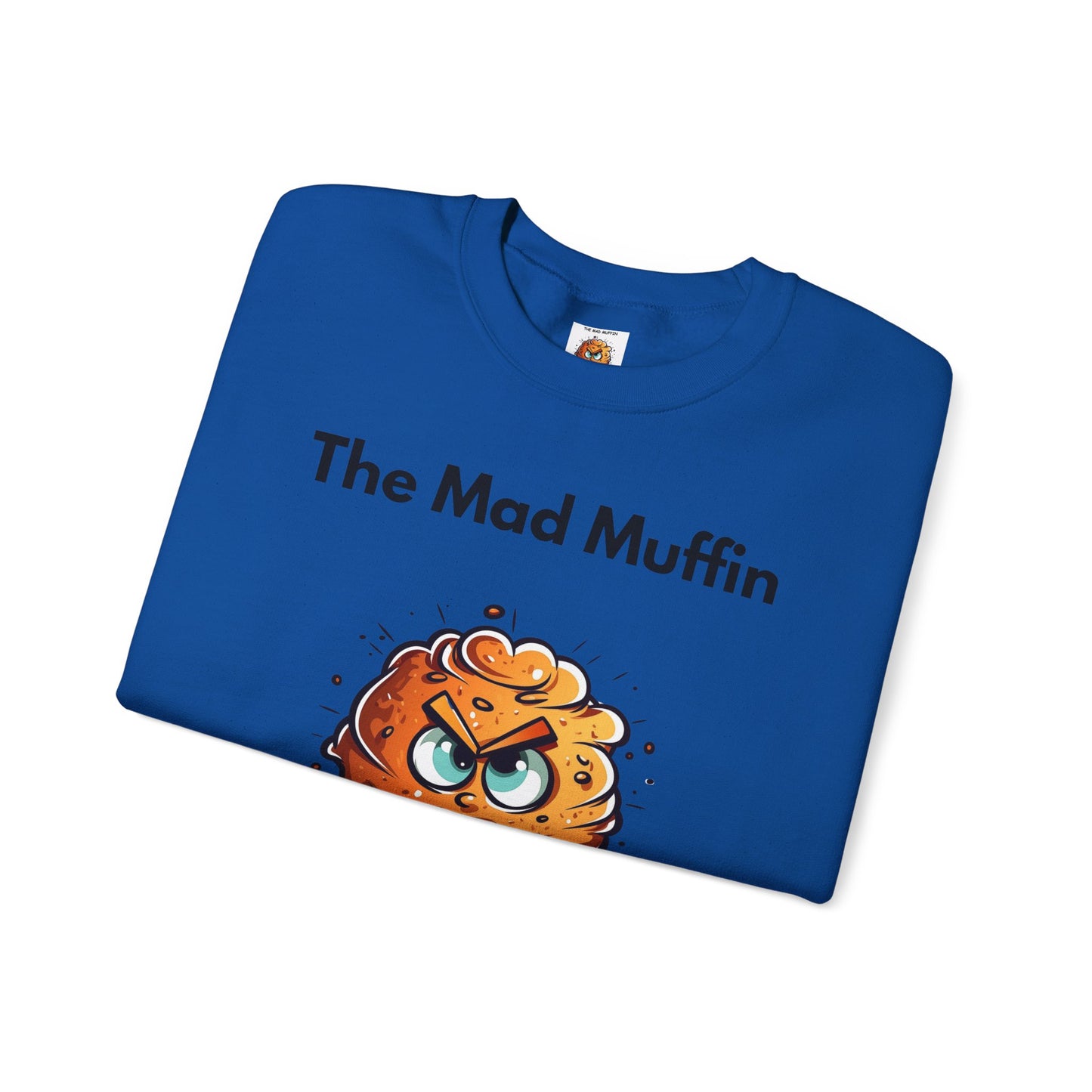 Funny Mad Muffin Unisex Sweatshirt | Unique Gift for Food Lovers