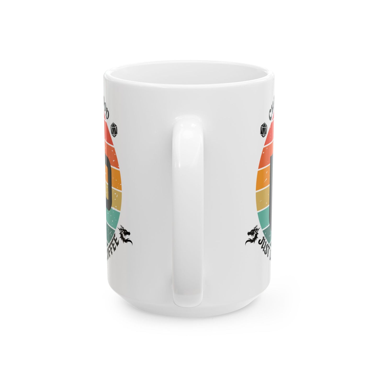 Funny Chaotic Good Alignment Ceramic Mug - 11oz & 15oz Coffee Lover's Gift, D&D, DND, RPG, TTRPG, Roleplaying, Geek, Nerd
