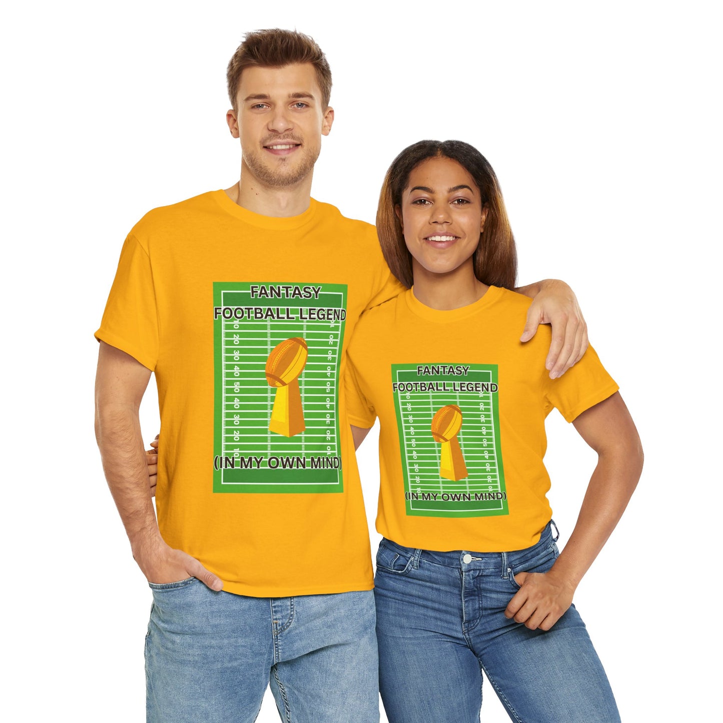 Funny Fantasy Football Legend Tee, Custom Graphic Shirt, Unisex Sportswear, Gift for Sports Fans, Ideal for Game Days, League Events, Summer Wear