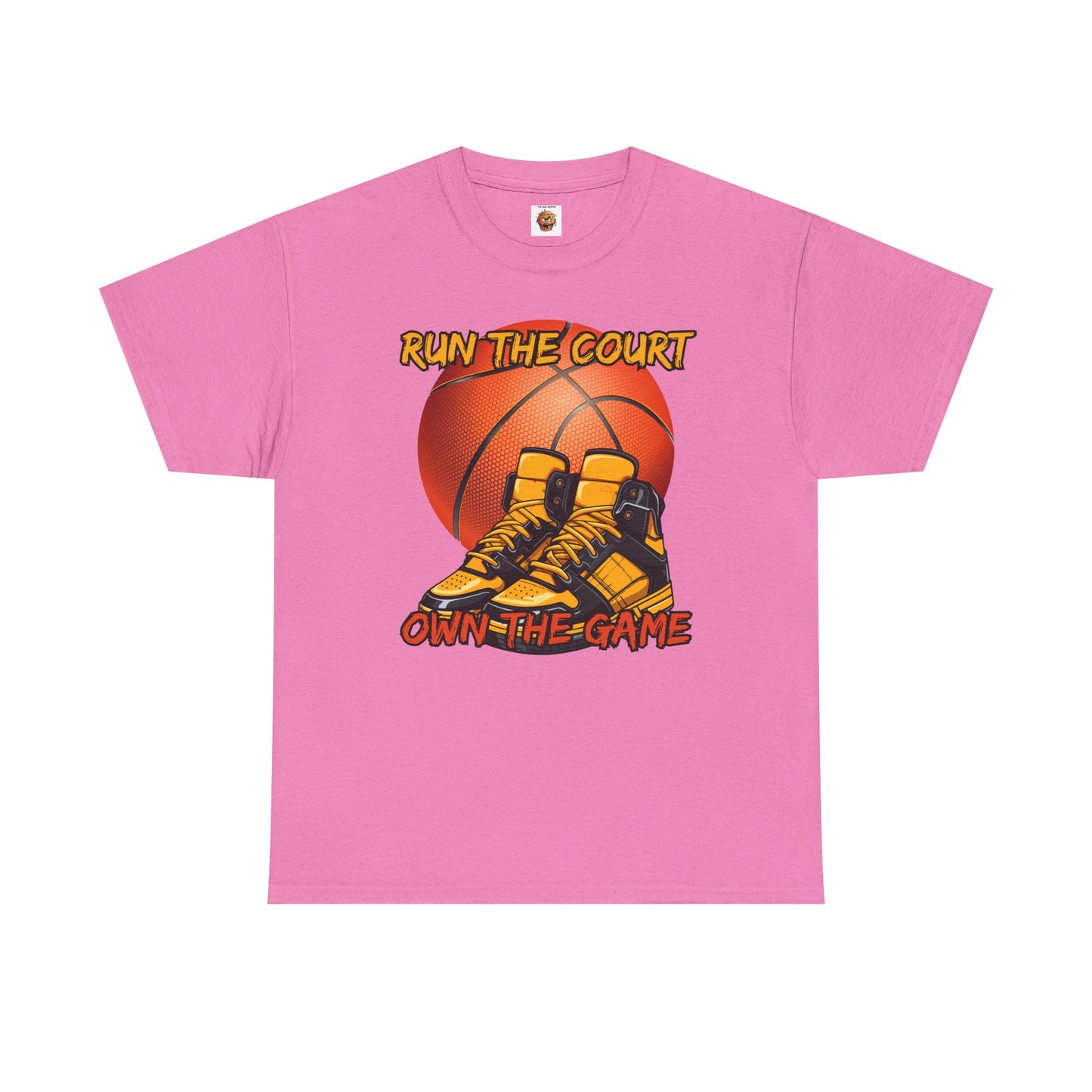 'Run The Court, Own The Game' Basketball Motivational Tee, Athletic Gift, Sports Shirt, Workout Apparel, Team Spirit Wear, Game Day Outfit