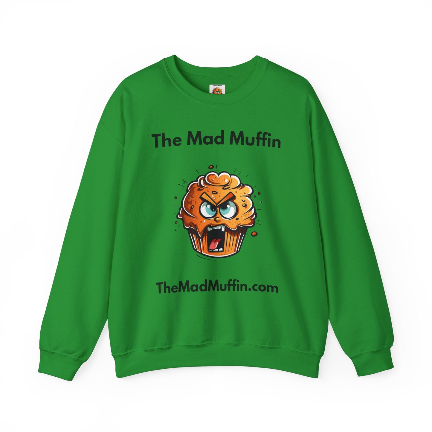 Funny Mad Muffin Unisex Sweatshirt | Unique Gift for Food Lovers