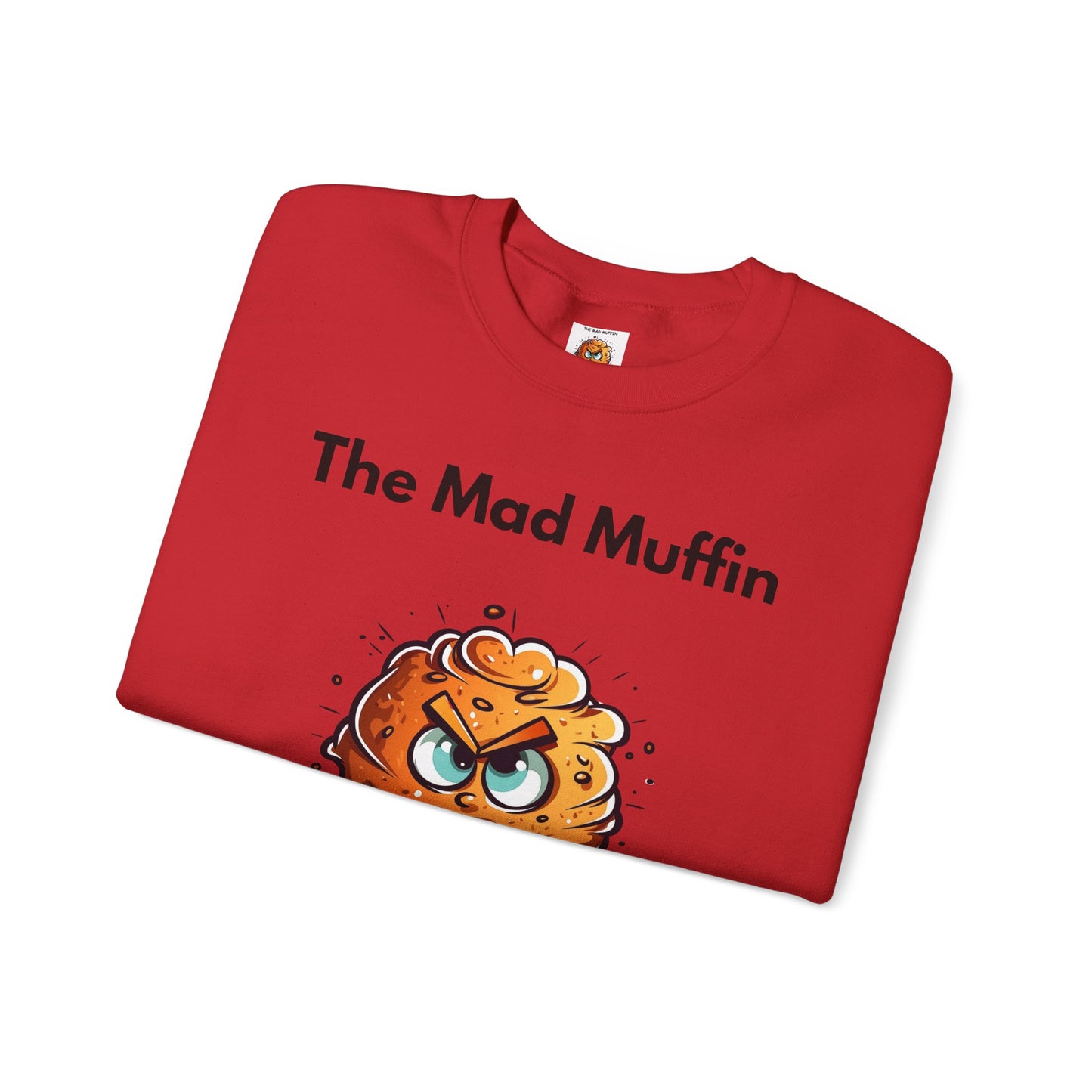 Funny Mad Muffin Unisex Sweatshirt | Unique Gift for Food Lovers
