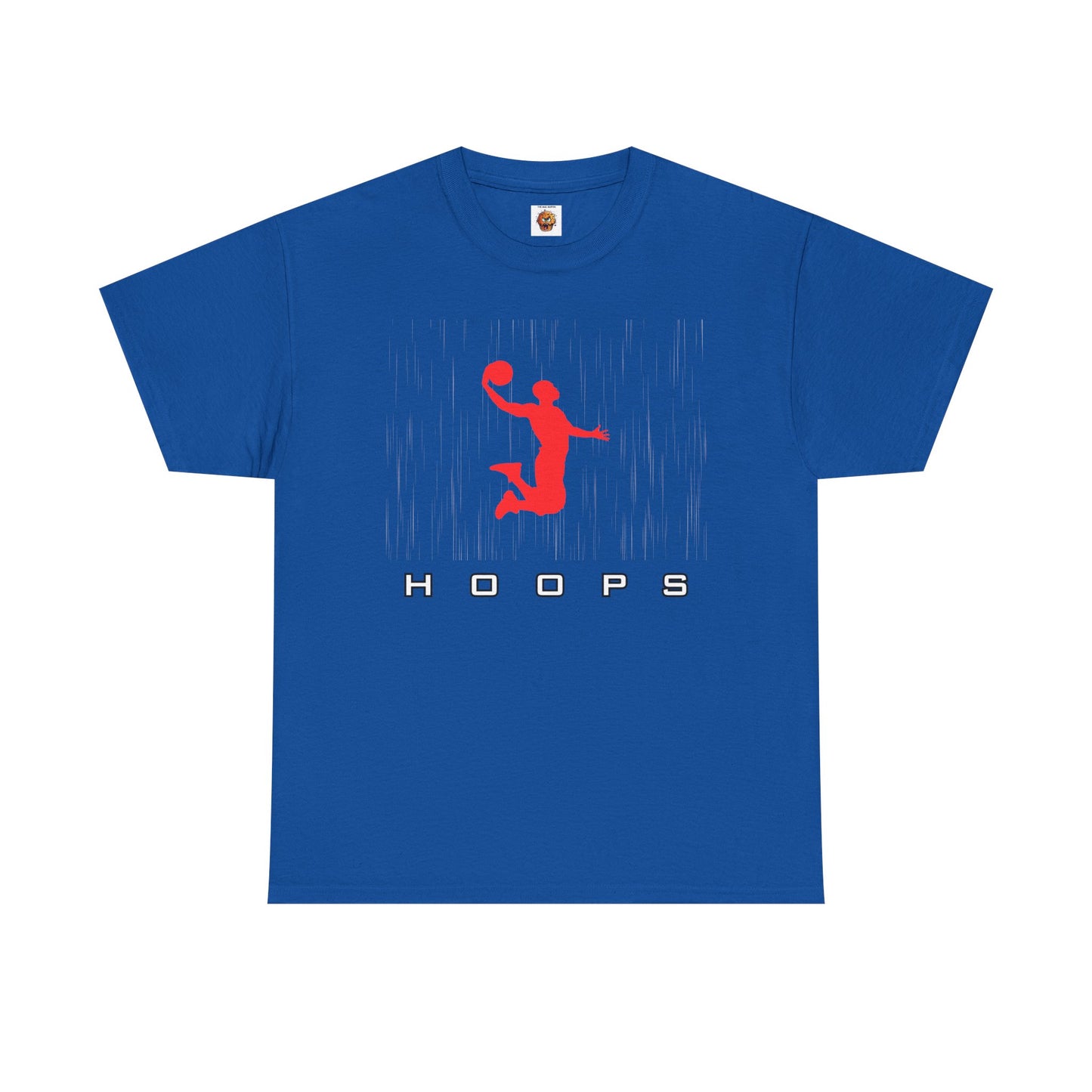 Hoops Player Silhouette Graphic Tee, Unisex Basketball Shirt, Sporty Cotton Tee, Gift for Athletes, Casual Wear, Basketball Fan Apparel