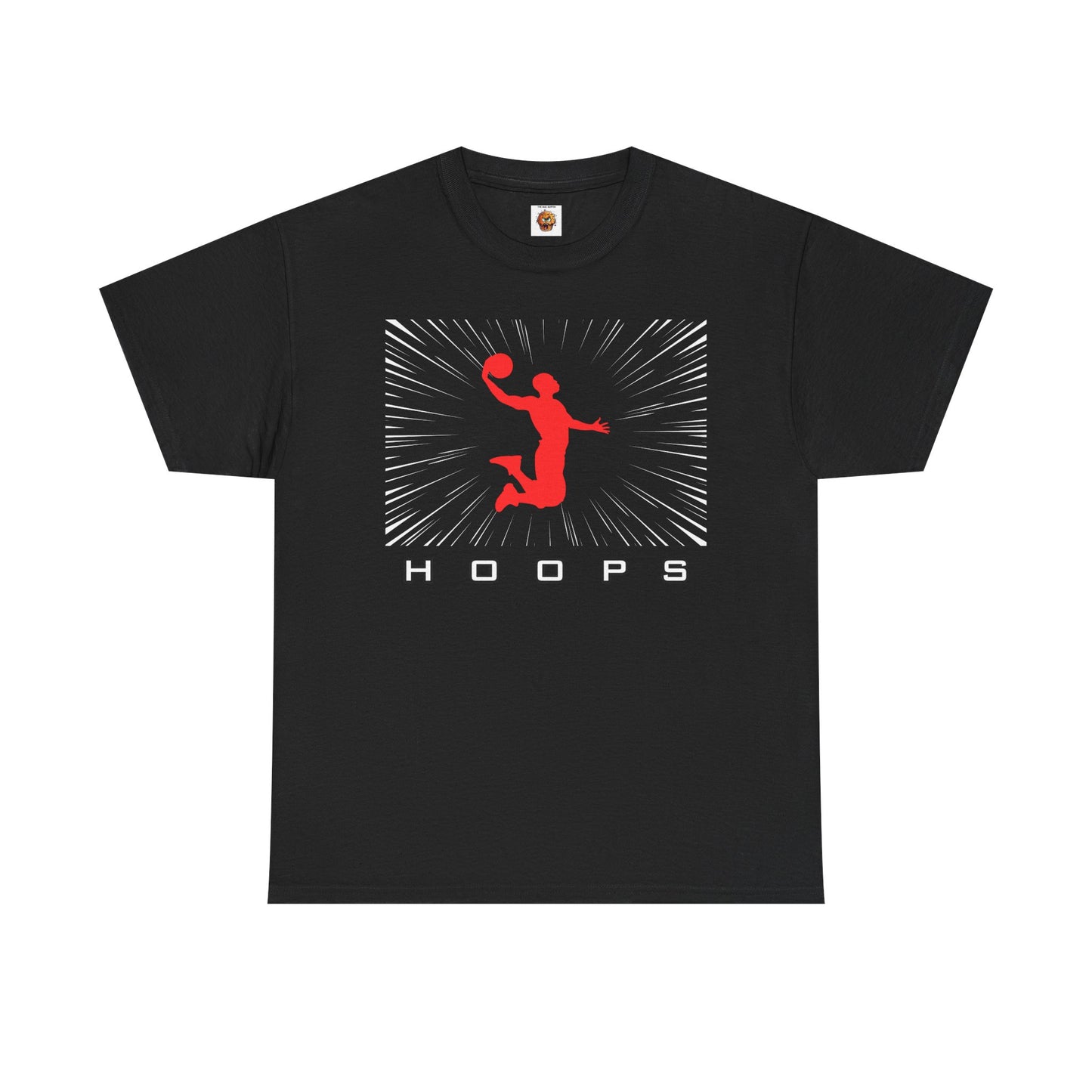 Hoops Unisex Basketball Player Silhouette Tee | Stylish Sportswear for Fans | Perfect Gift for Athletes, Sports Events, and Casual Wear