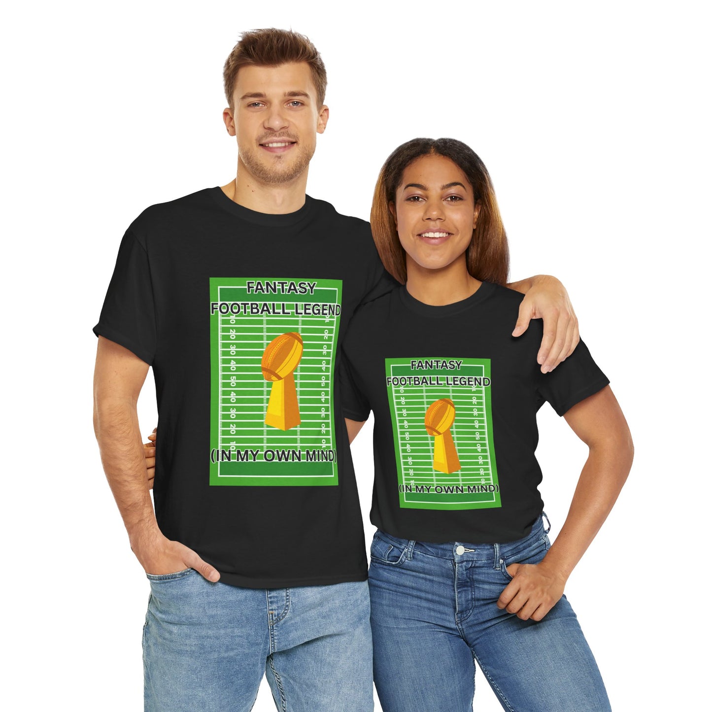 Funny Fantasy Football Legend Tee, Custom Graphic Shirt, Unisex Sportswear, Gift for Sports Fans, Ideal for Game Days, League Events, Summer Wear