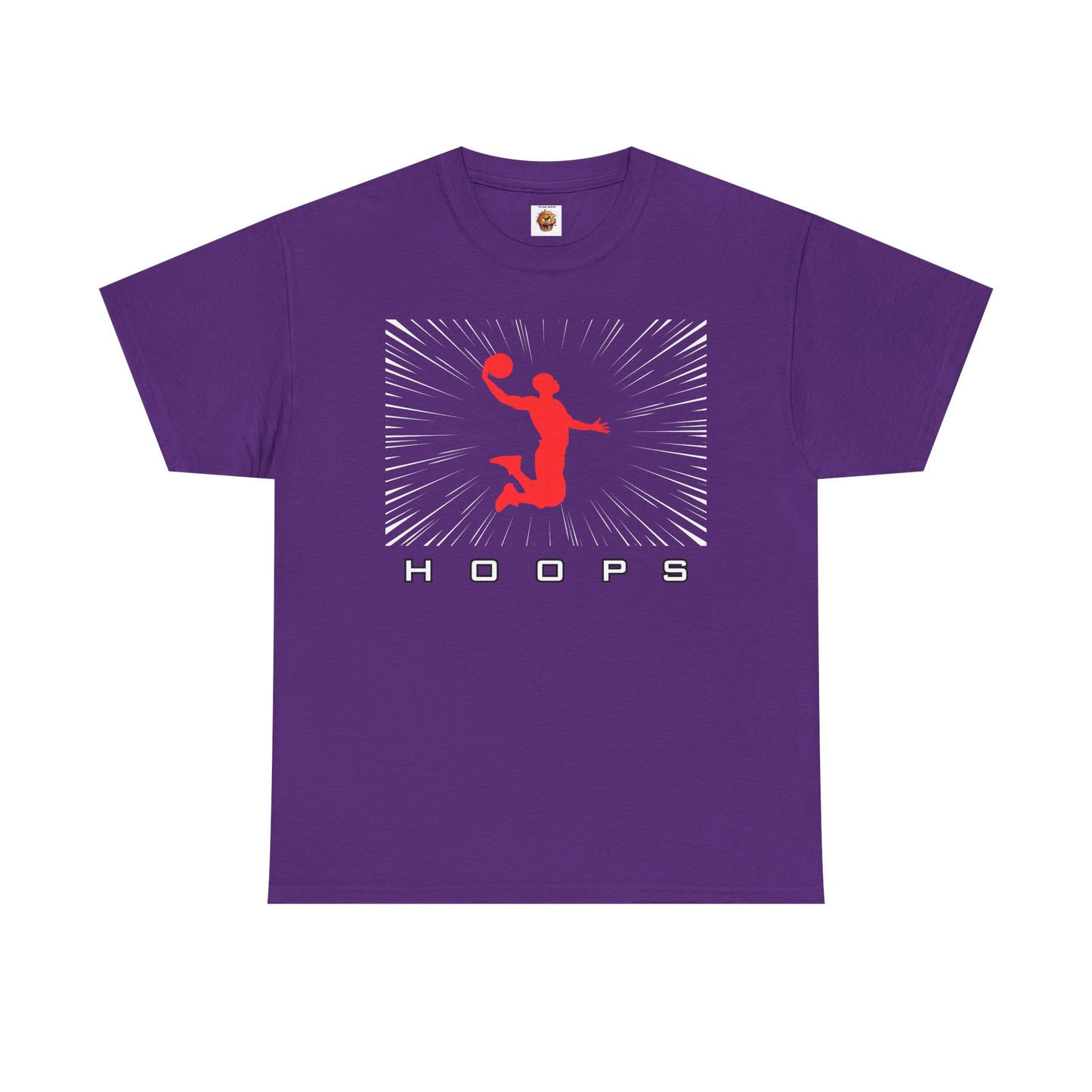 Hoops Unisex Basketball Player Silhouette Tee | Stylish Sportswear for Fans | Perfect Gift for Athletes, Sports Events, and Casual Wear
