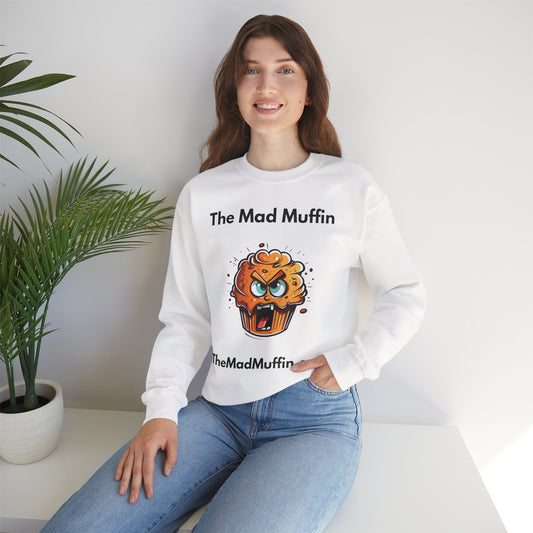 Funny Mad Muffin Unisex Sweatshirt | Unique Gift for Food Lovers