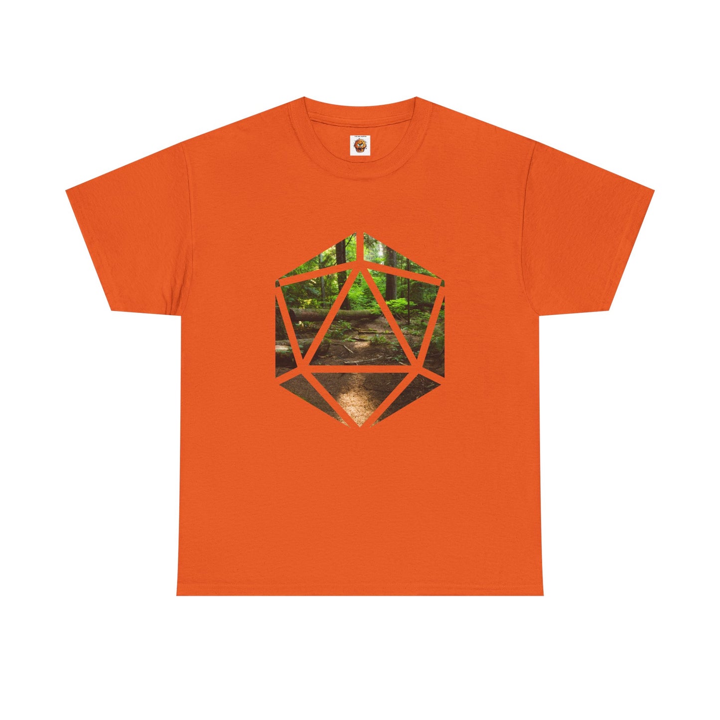 D20 Earth Element Nature-Inspired Graphic Tee | Adventure Shirt, Unisex Cotton Tee, Nature Lover Gift, Eco-Friendly Clothing, Casual Wear, DND, RPG, TTRPG, Geek, Nerd