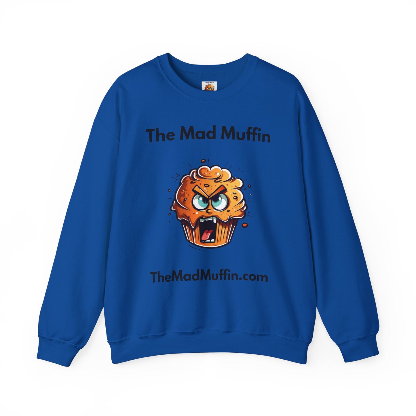 Funny Mad Muffin Unisex Sweatshirt | Unique Gift for Food Lovers