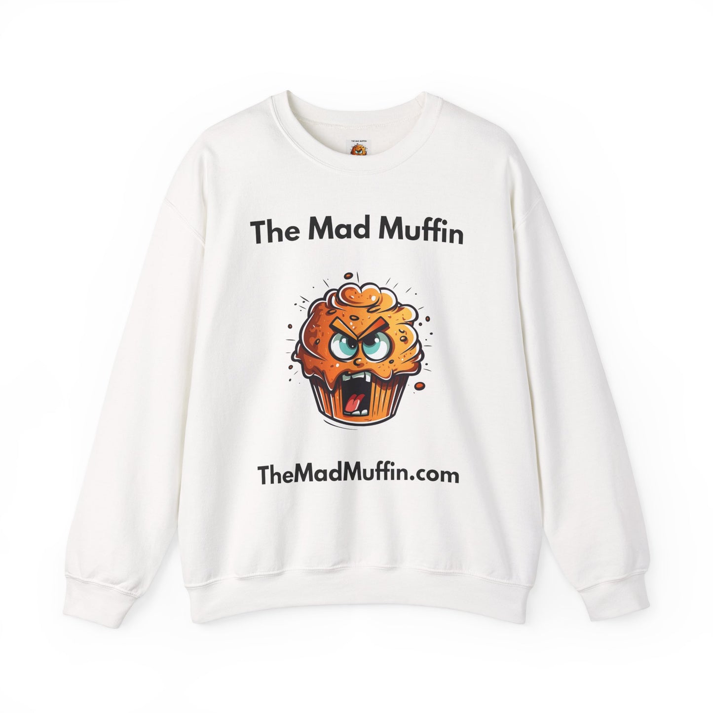 Funny Mad Muffin Unisex Sweatshirt | Unique Gift for Food Lovers