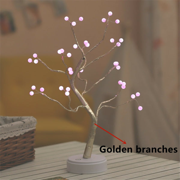 LED Night Light Mini Tree Table Lamp