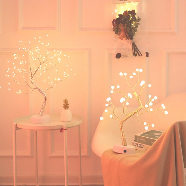 LED Night Light Mini Tree Table Lamp