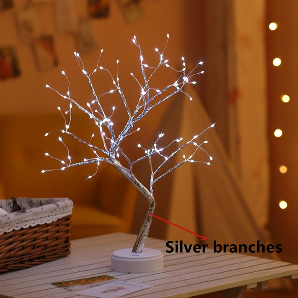 LED Night Light Mini Tree Table Lamp