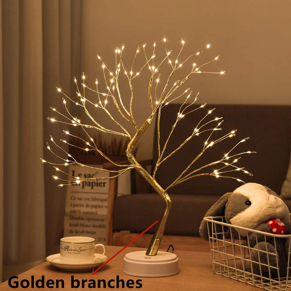 LED Night Light Mini Tree Table Lamp