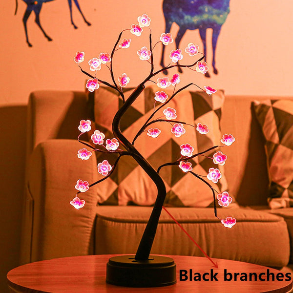 LED Night Light Mini Tree Table Lamp