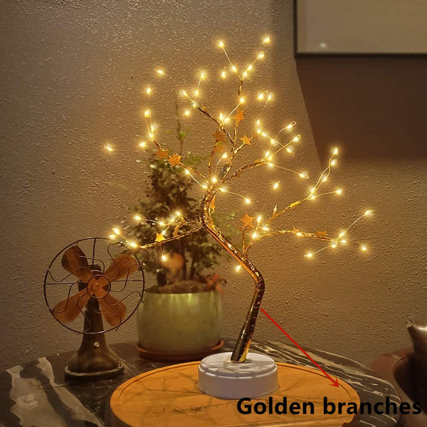 LED Night Light Mini Tree Table Lamp