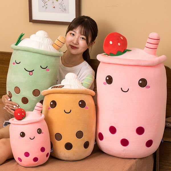 Super Cute Boba Plush Toy Stuffed Pillow Cushion