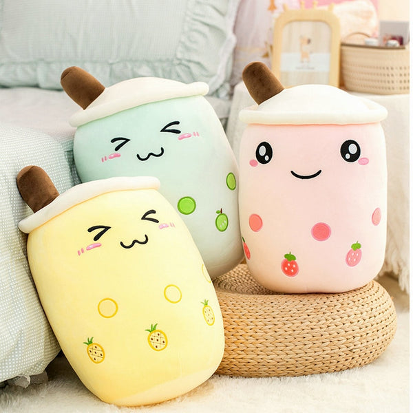 Super Cute Boba Plush Toy Stuffed Pillow Cushion