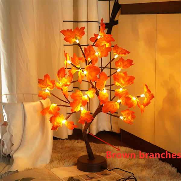 LED Night Light Mini Tree Table Lamp