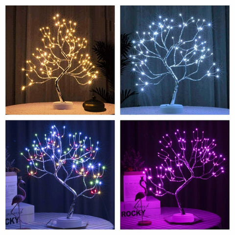 LED Night Light Mini Tree Table Lamp