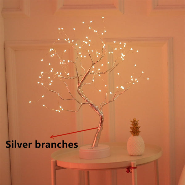 LED Night Light Mini Tree Table Lamp