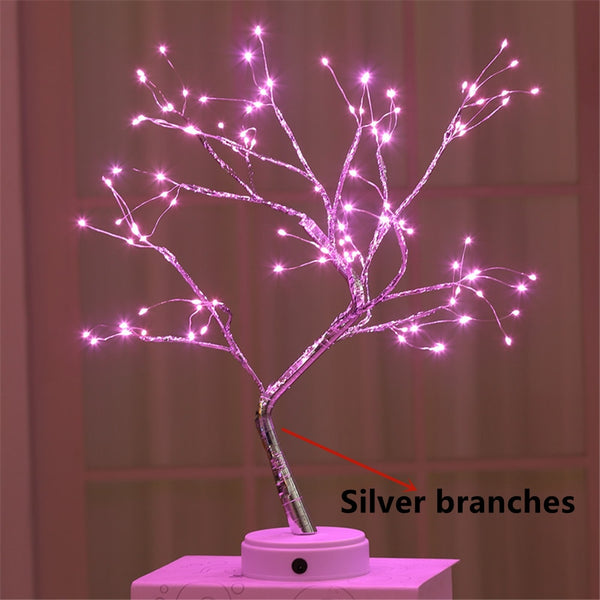 LED Night Light Mini Tree Table Lamp